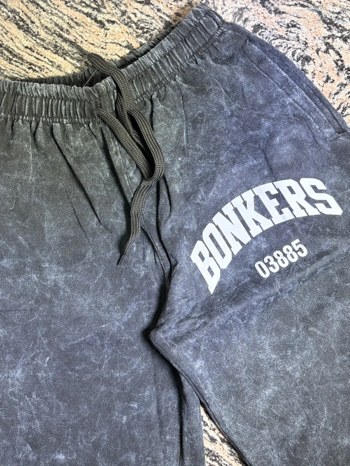 Bonkers Baggy Sweatpants, Washed Black, view 1 of 2