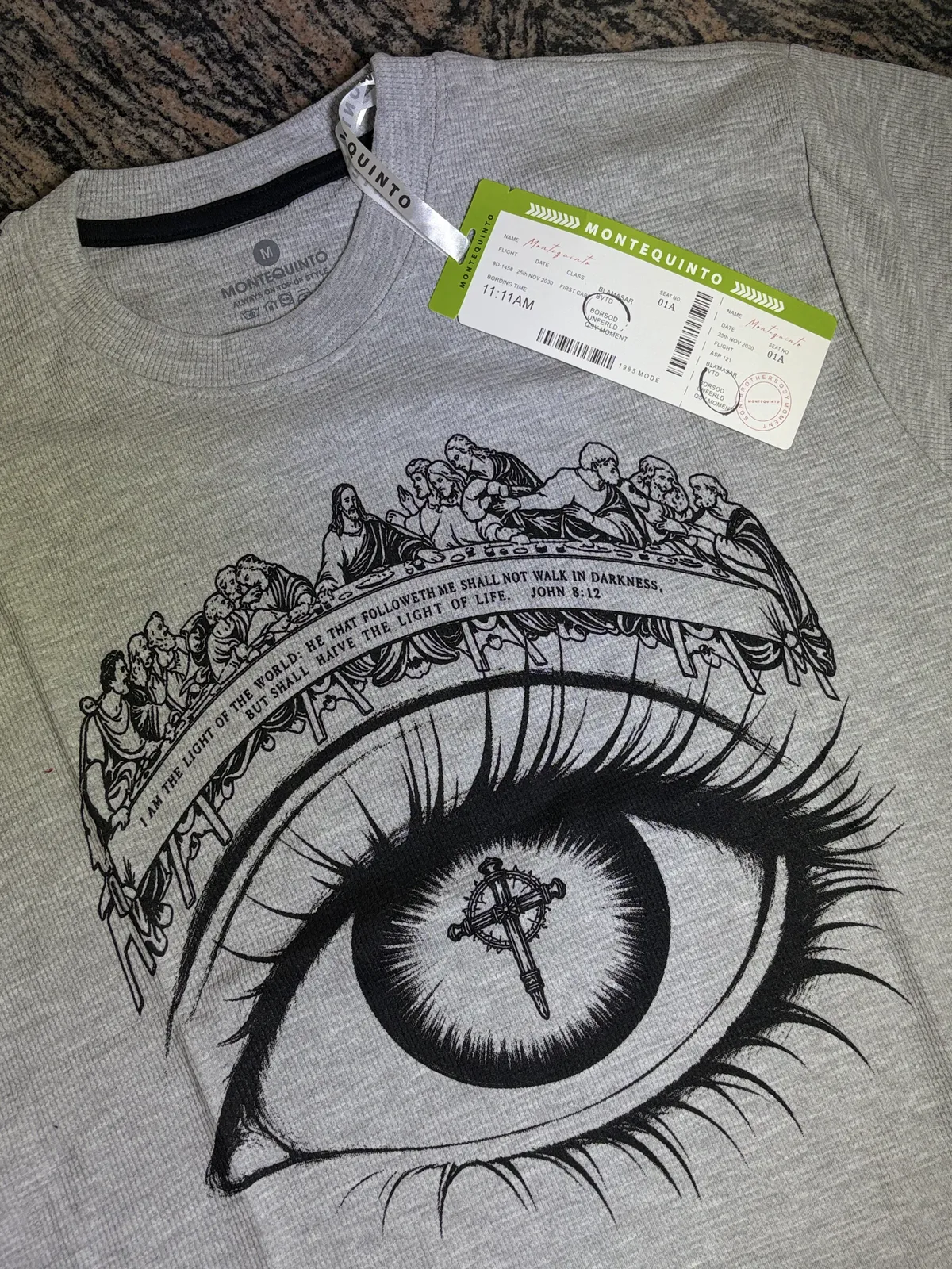 Eye Graphic Waffle Tee