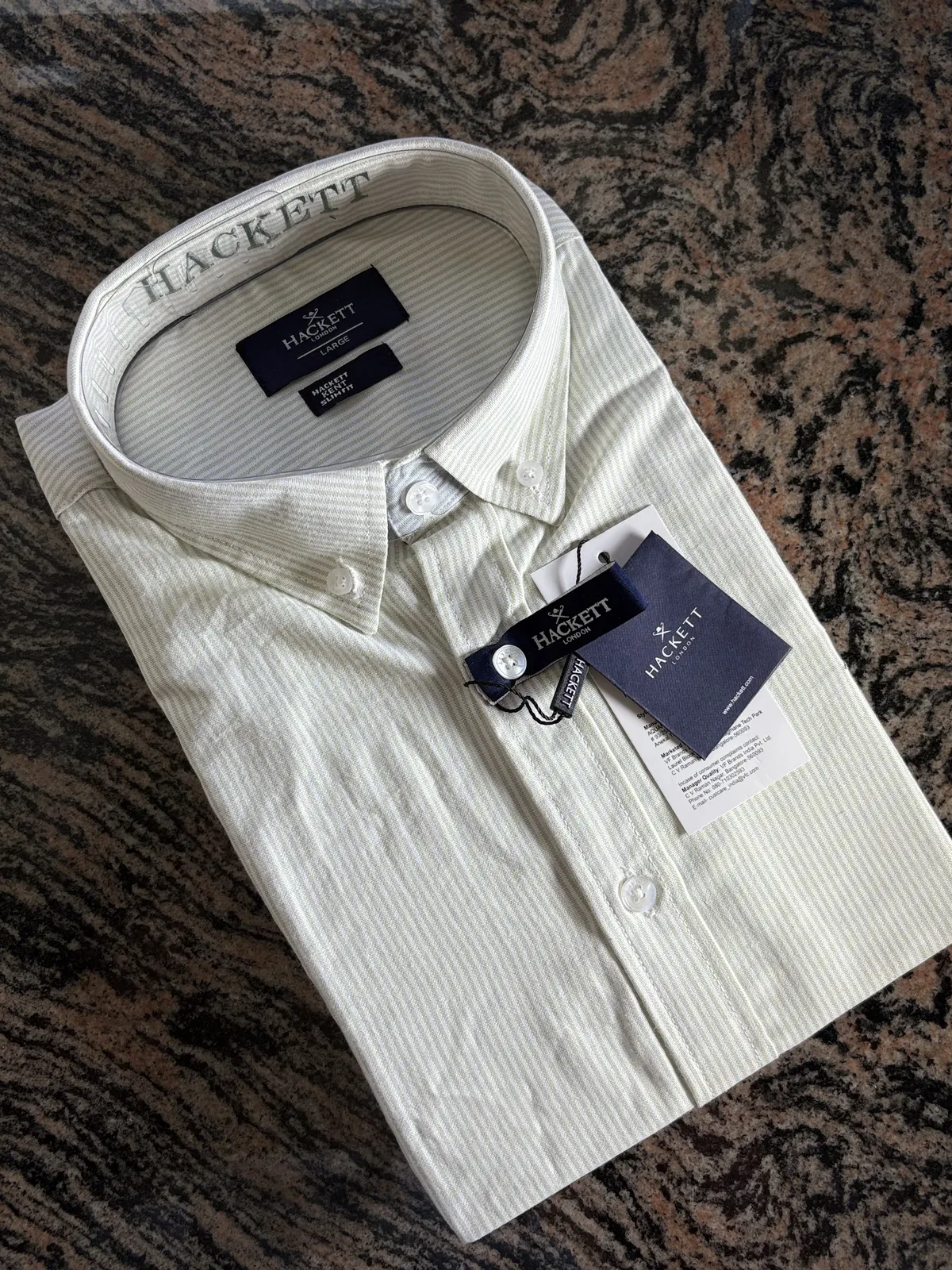 Old Money Stripe Shirt, Ivory