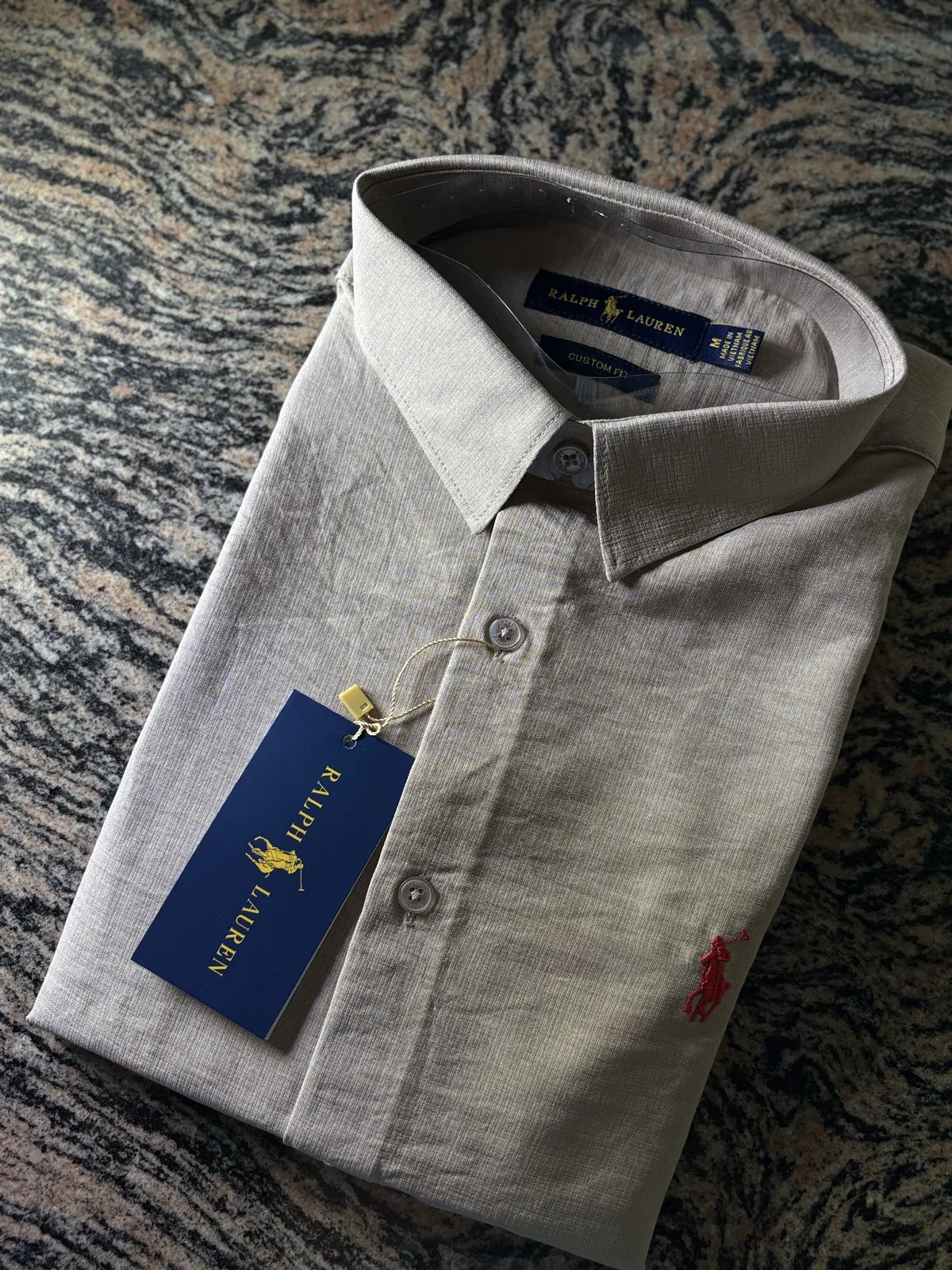 Premium Plain Korean Linen Shirt, Stone