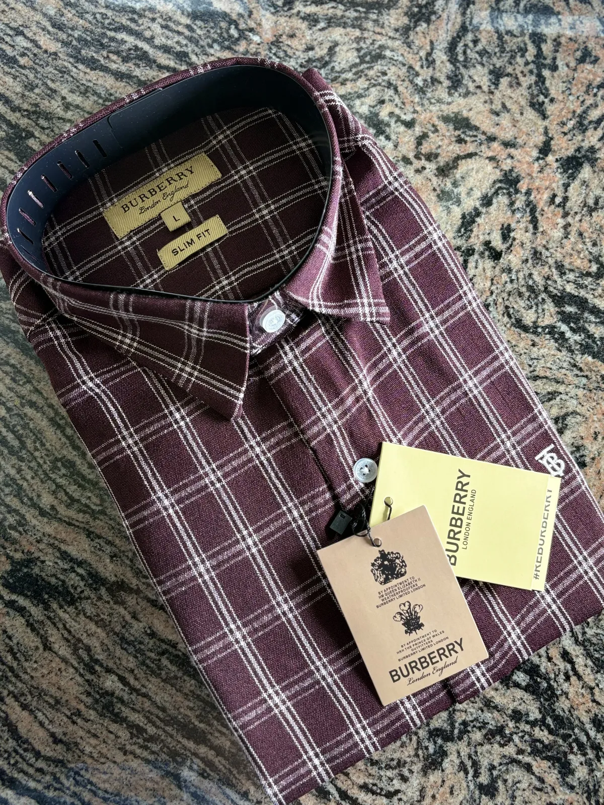 Premium Linen Check Shirt, Maroon Check